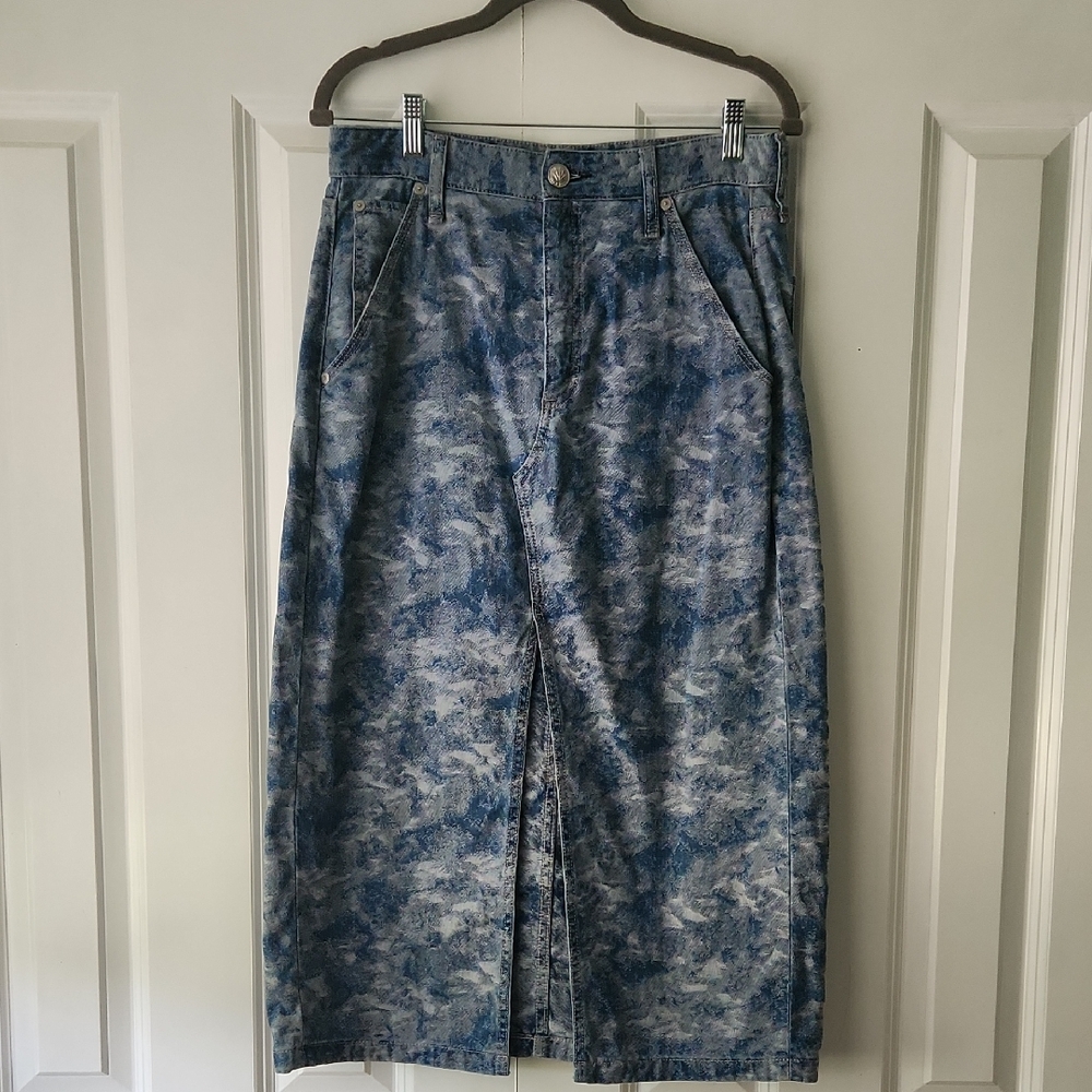 Rag & Bone Light Blue Denim skirt
